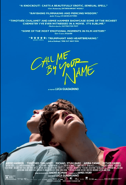 Review by Jacklyn A. Lo on the film Call Me by Your Name ( 2017)