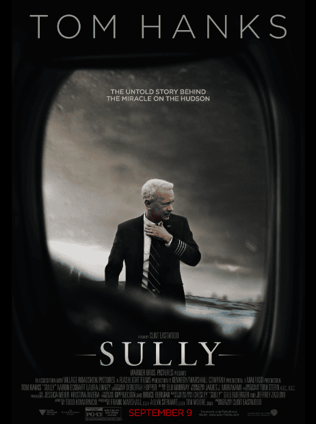Sully movie poster juxtaposed with metaphysical elements